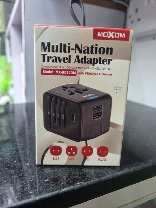 MOXOM Multi-Nation Travel Adapter