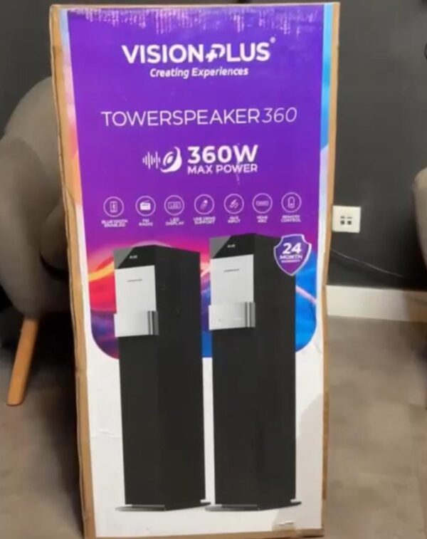 Vision Plus VP2080TS Tower Speakers 360W